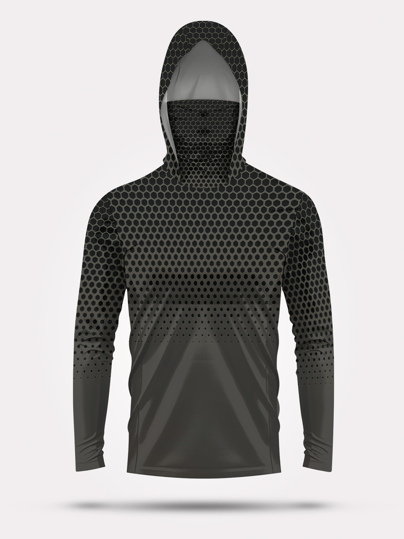 Summer Clothing Men - Camisa de pesca masculina com capuz,