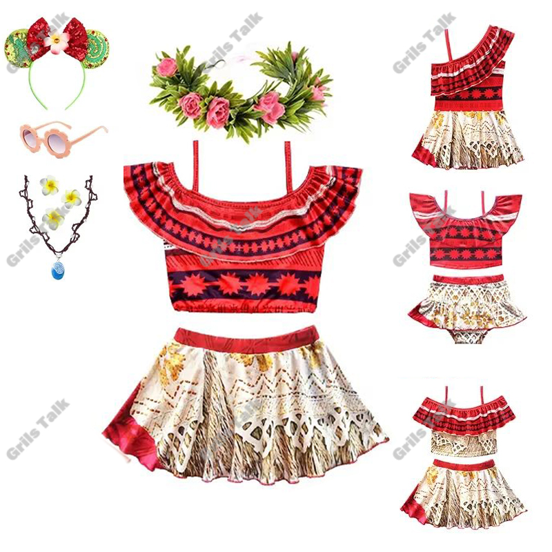 Summer Clothing Girl - Verão fada princesa moana cosplay roupa