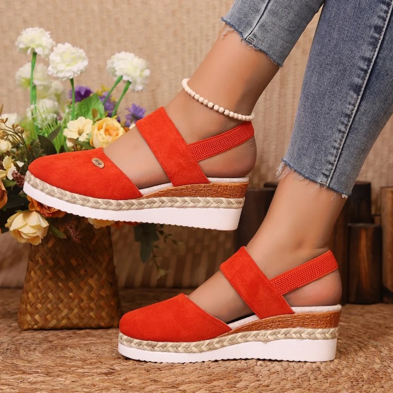 Espadrille Sandal Women - Sandálias Femininas de Dedo Fechado com