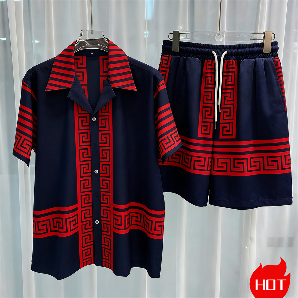 Conjunto masculino de duas peç - Summer Clothing Essentials avaliação e preço