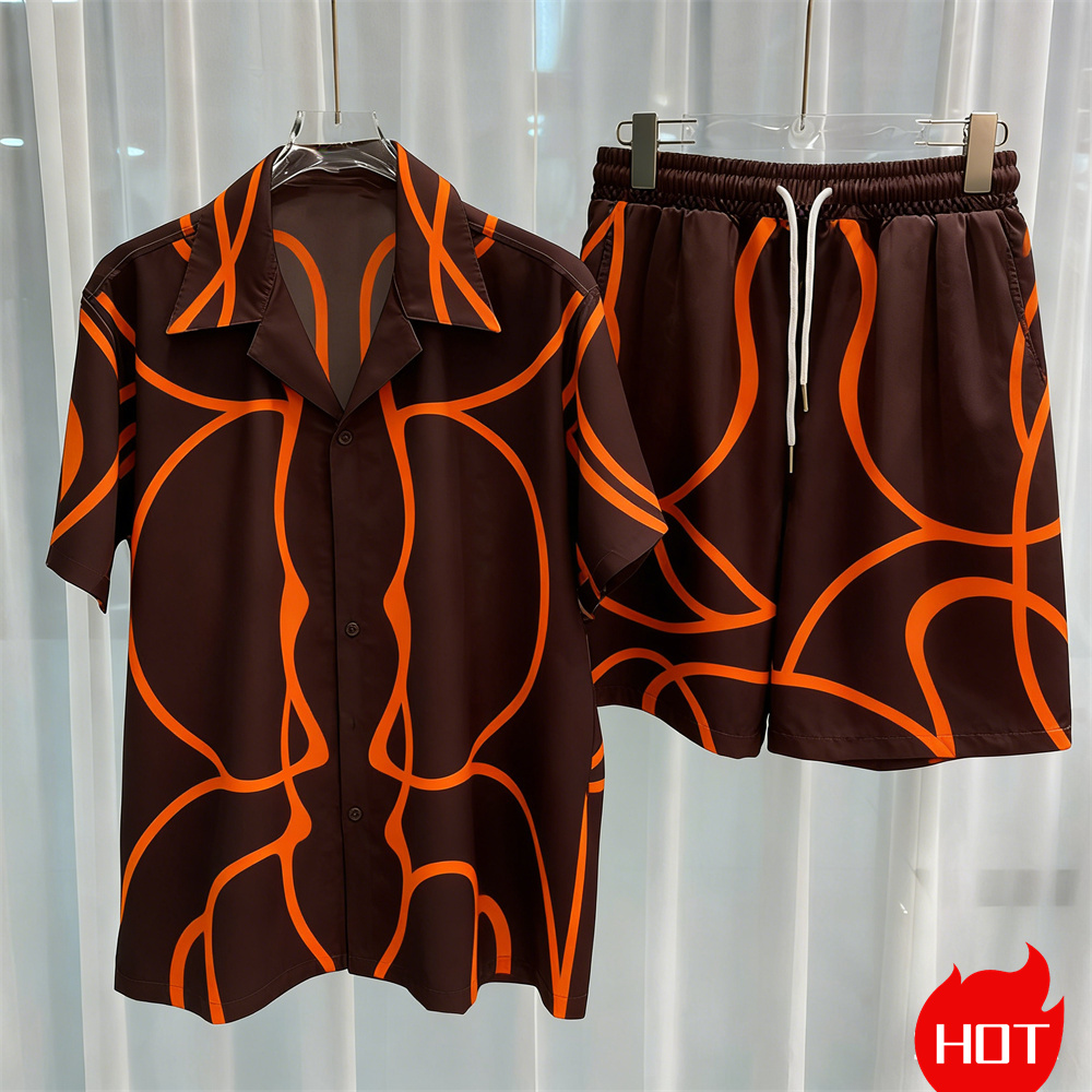 Conjunto masculino de duas peç - Summer Clothing Essentials avaliação e preço