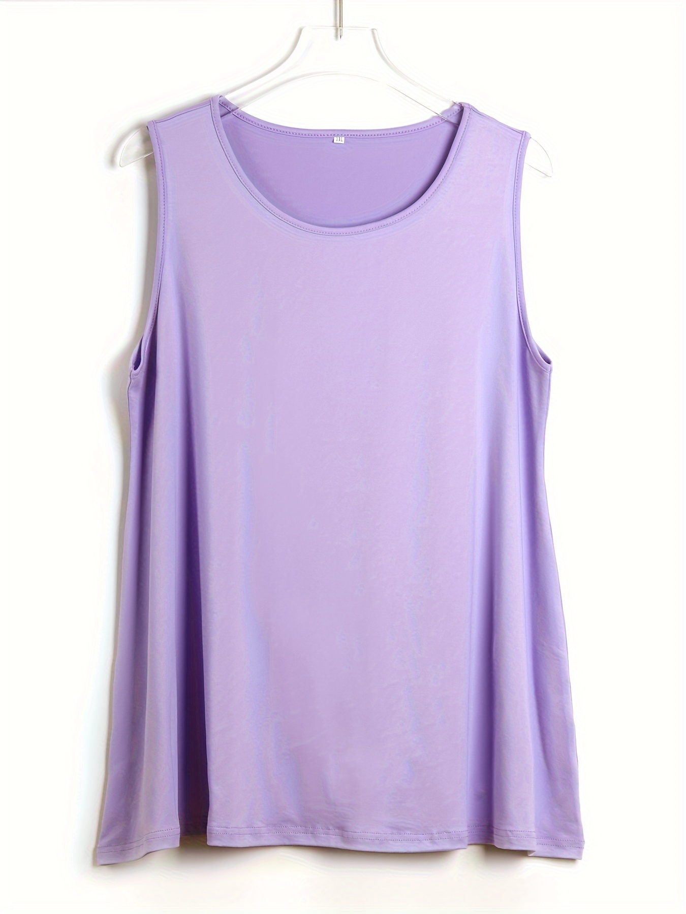 Plus size simples sólido regat - Halter Neck Top avaliação e preço