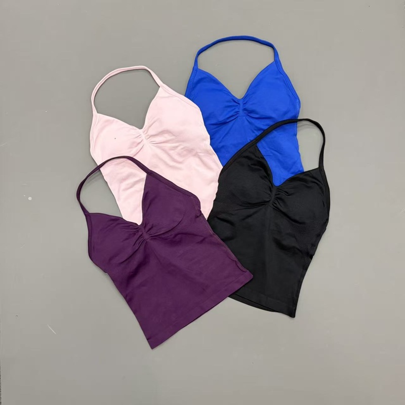 Top Esportivo Feminino Sem Cos - Halter Neck Top avaliação e preço