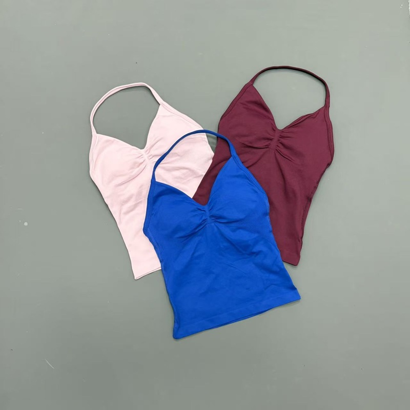 Top Esportivo Feminino Sem Cos - Halter Neck Top avaliação e preço