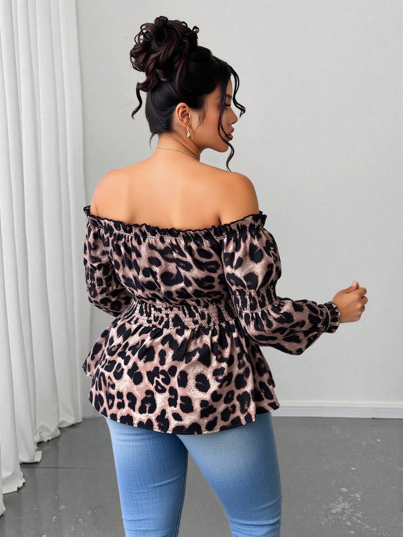 Blusa Feminina Plus Size com E - Off Shoulder Blouse avaliação e preço
