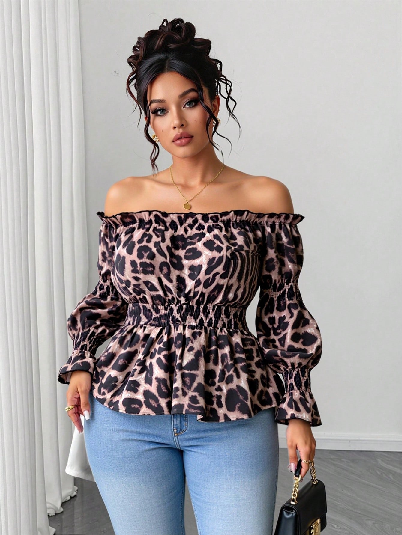 Blusa Feminina Plus Size com E - Off Shoulder Blouse avaliação e preço