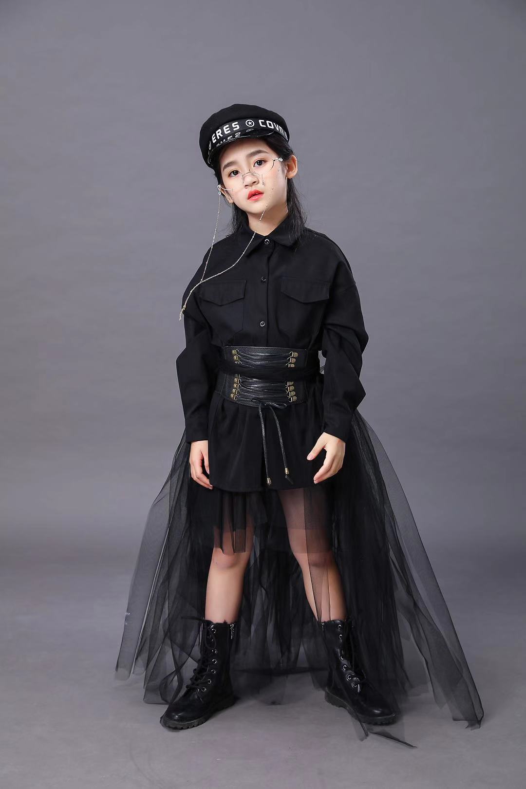Terno preto infantil meninas m - Summer Clothing Girl avaliação e preço