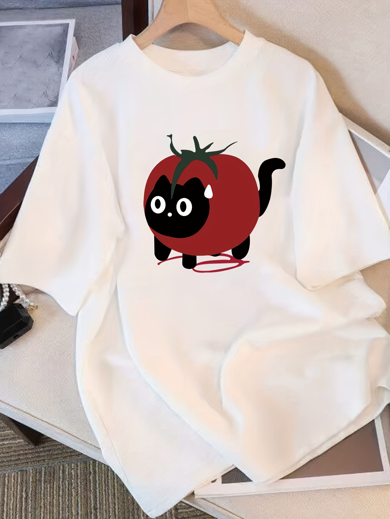 Camiseta feminina com estampa  - Summer Clothing Staples avaliação e preço