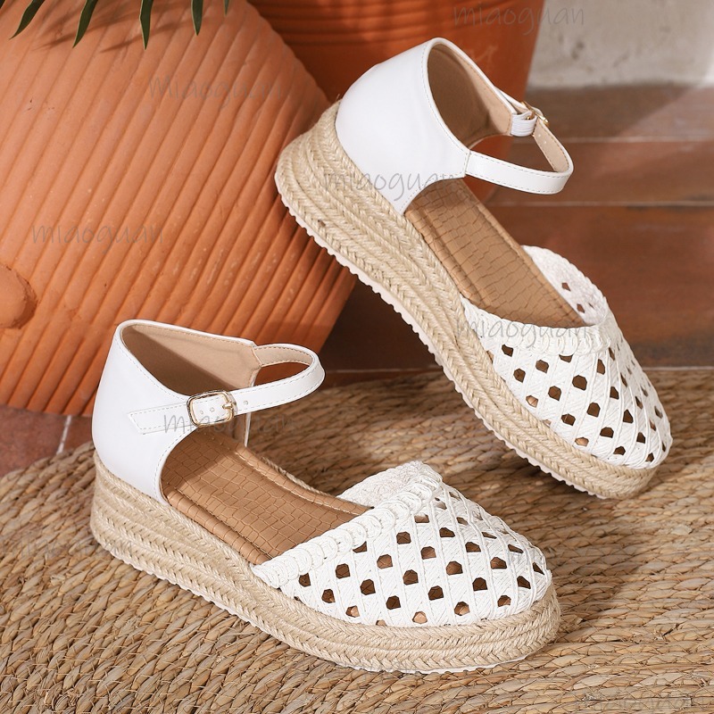 Sandálias Anabela Boho Feminin - Espadrille Sandal Women avaliação e preço