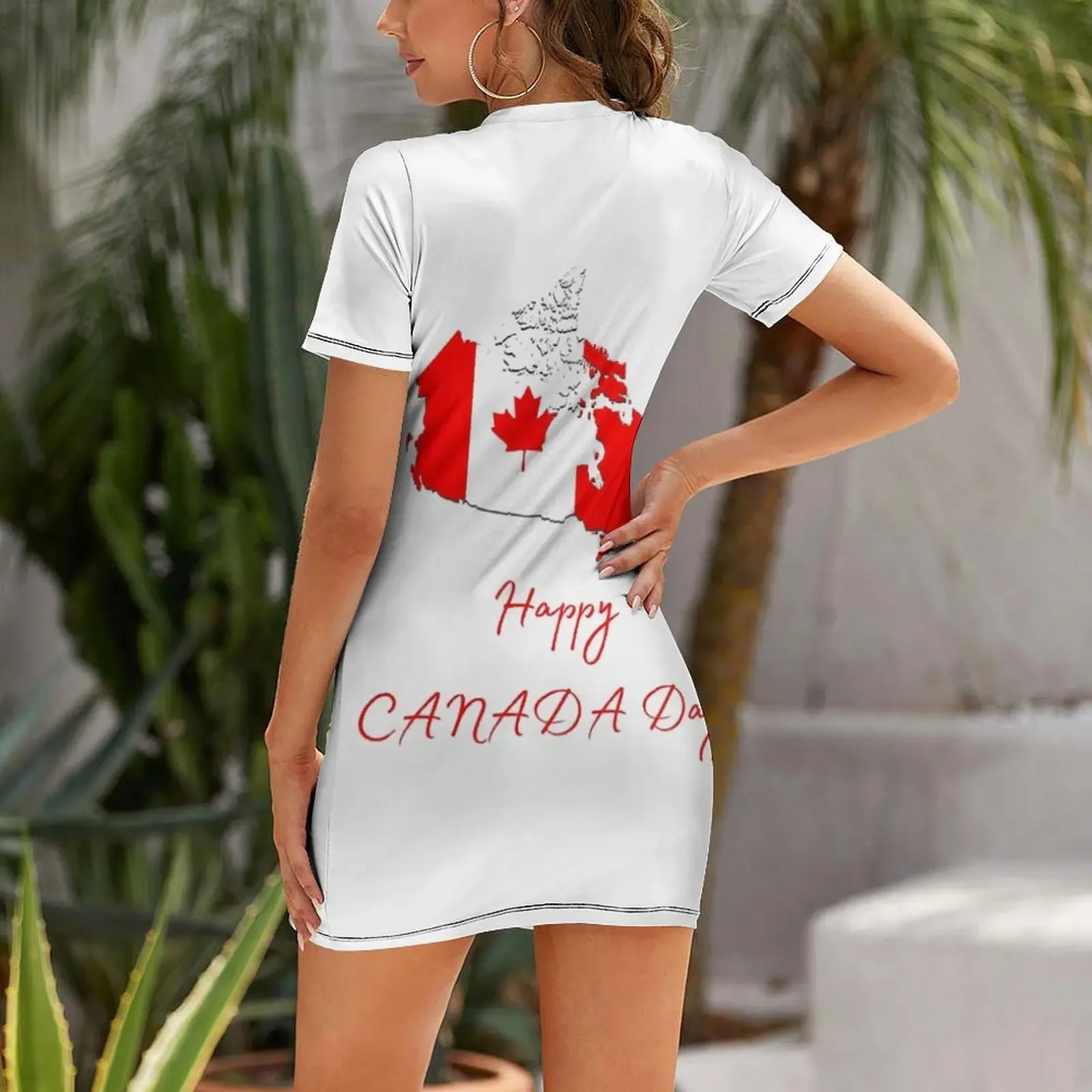 Vestido de manga curta para o  - Summer Clothing Women Canada avaliação e preço