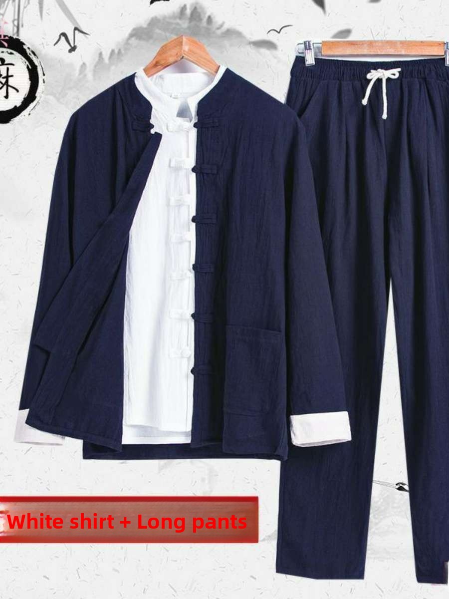 Novo Conjunto de Traje Chinês  - Summer Clothing Staples avaliação e preço
