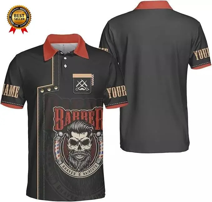 2025 barbeiro camisas polo de  - Summer Clothing Name avaliação e preço