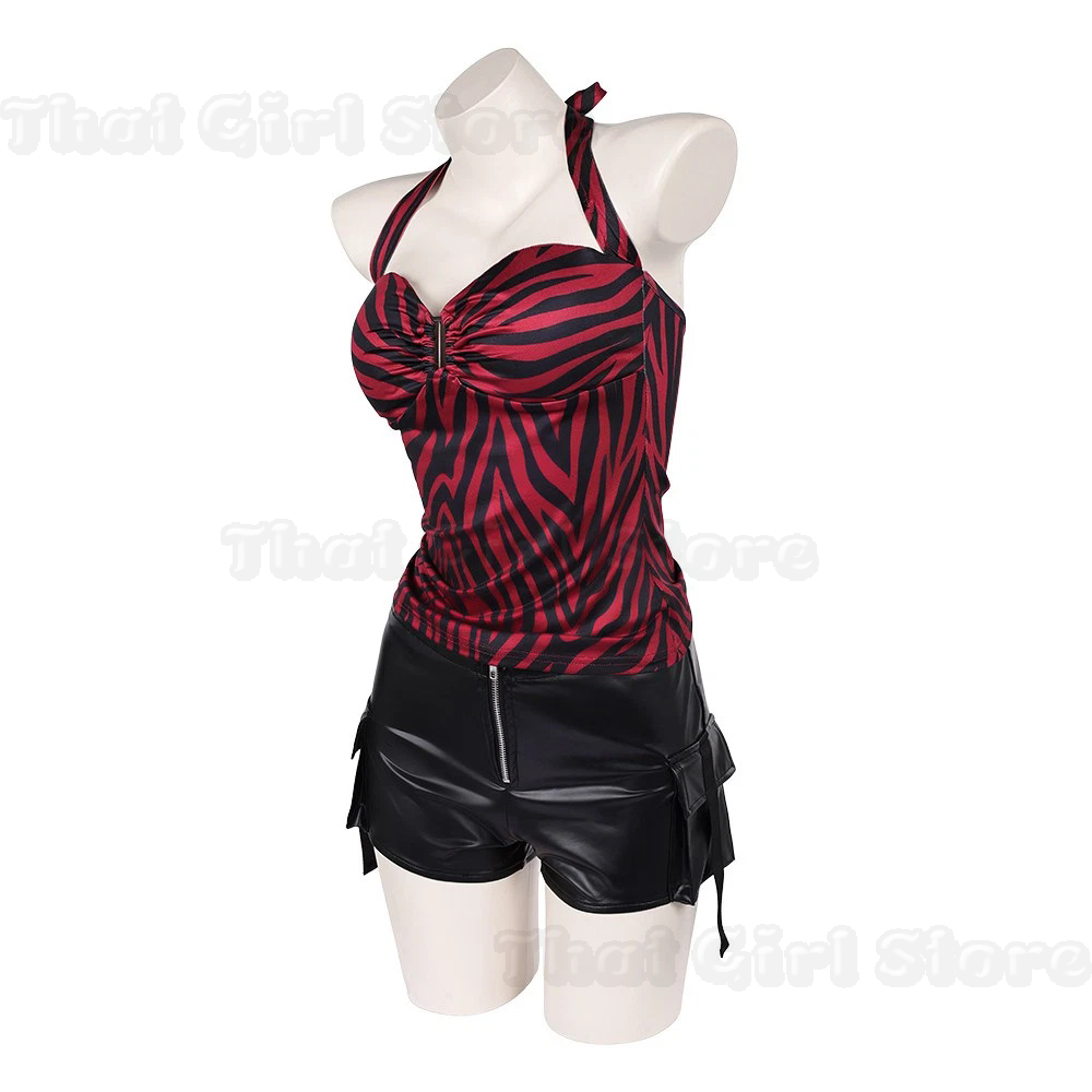 Fantasia de Cosplay Nikki Obse - Halter Neck Top avaliação e preço
