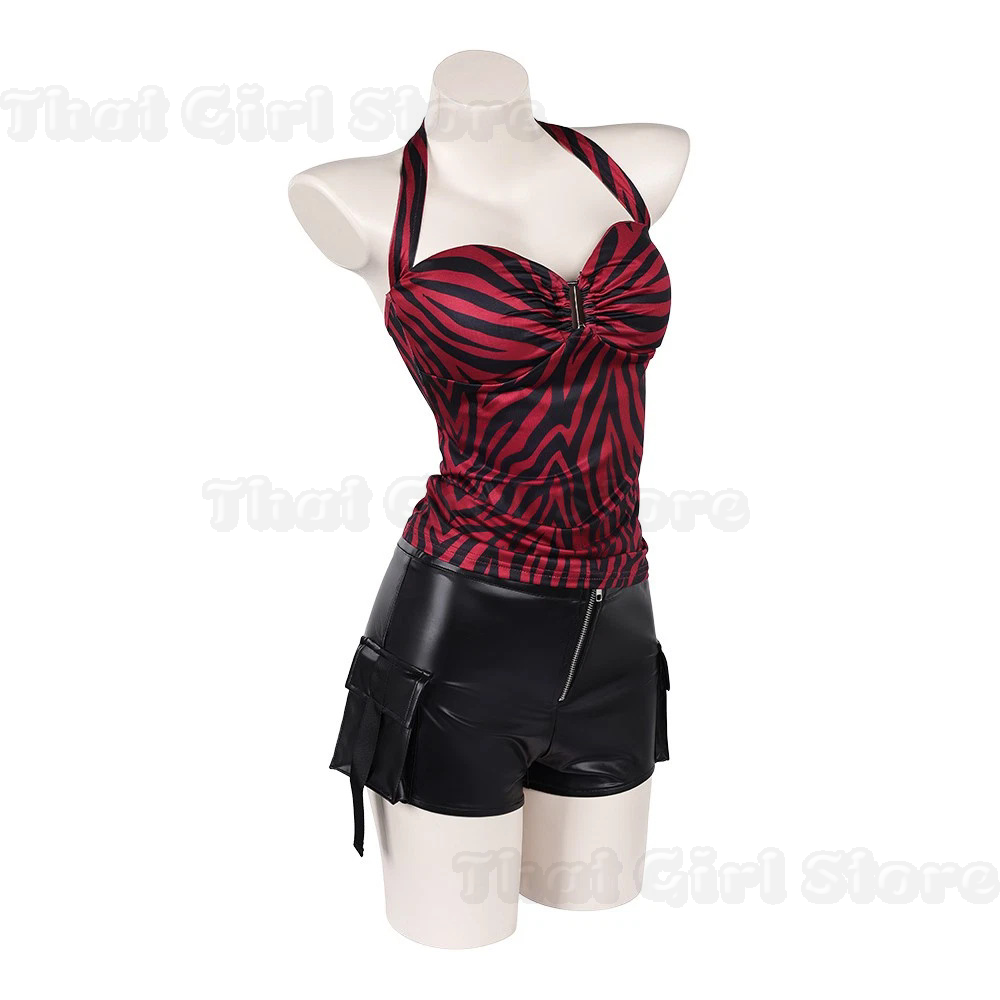 Fantasia de Cosplay Nikki Obse - Halter Neck Top avaliação e preço