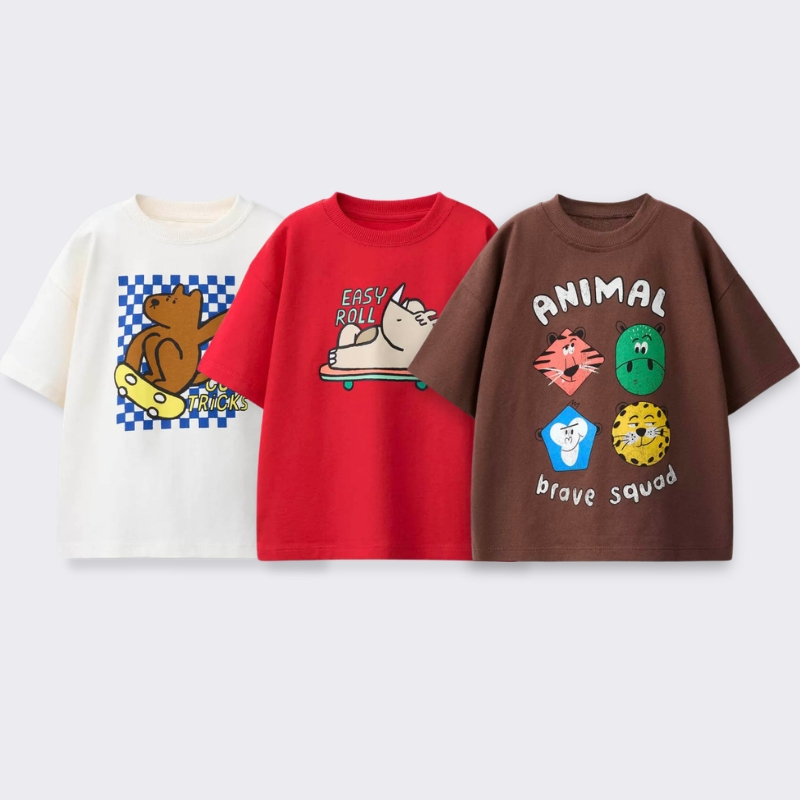 Camiseta estampada de desenho  - Summer Clothing Baby avaliação e preço