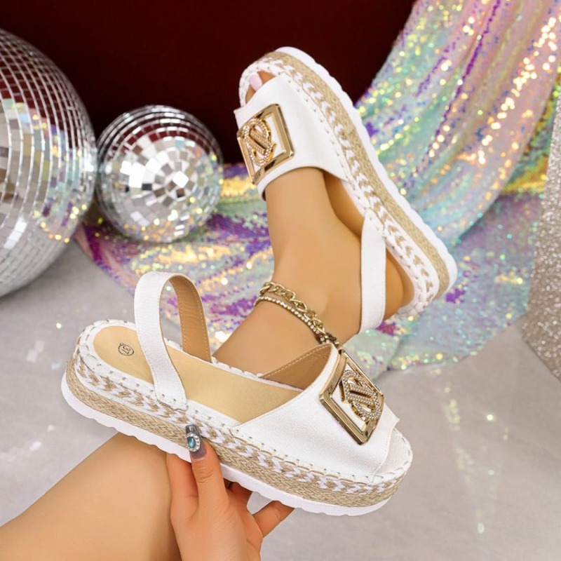 Sandálias Plataforma Femininas - Espadrille Sandal Women avaliação e preço