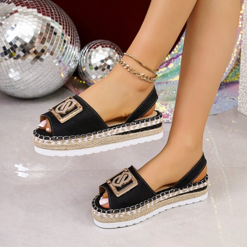 Sandálias Plataforma Femininas - Espadrille Sandal Women avaliação e preço