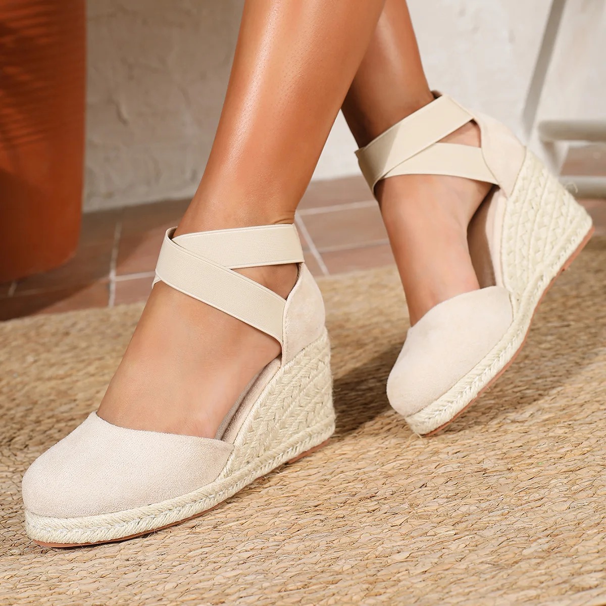 Sandálias Anabela Espadrille F - Espadrille Sandal Women avaliação e preço