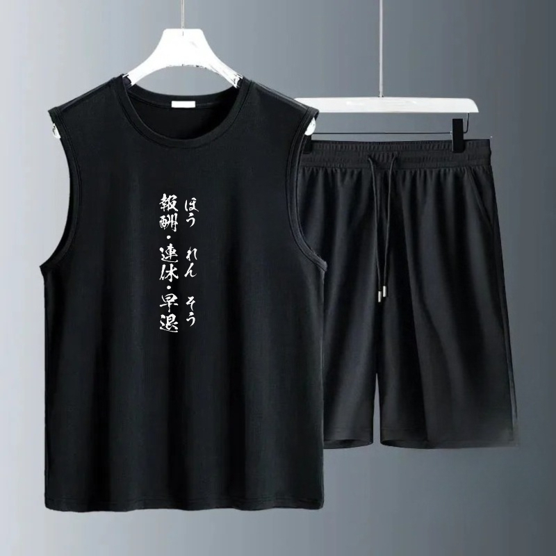 Conjuntos de Camisetas Regata  - Summer Clothing Men avaliação e preço