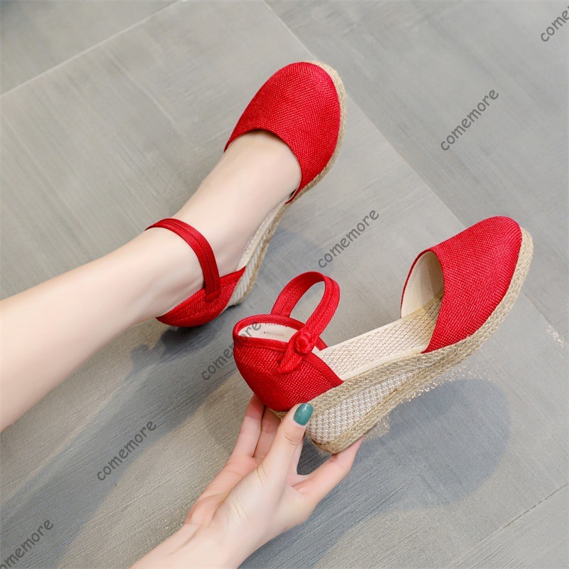 Comemore sandálias de salto al - Espadrille Sandal Women avaliação e preço
