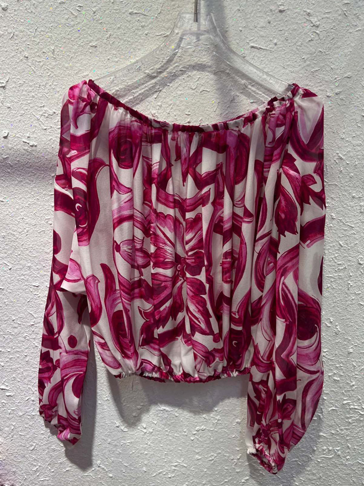 Luxo modesto moda 2025 feminin - Off Shoulder Blouse avaliação e preço
