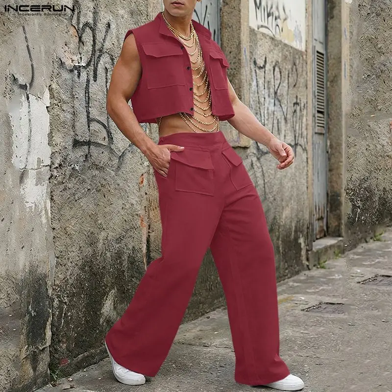 Conjuntos Masculinos INCERUN:  - Summer Clothing Essentials avaliação e preço