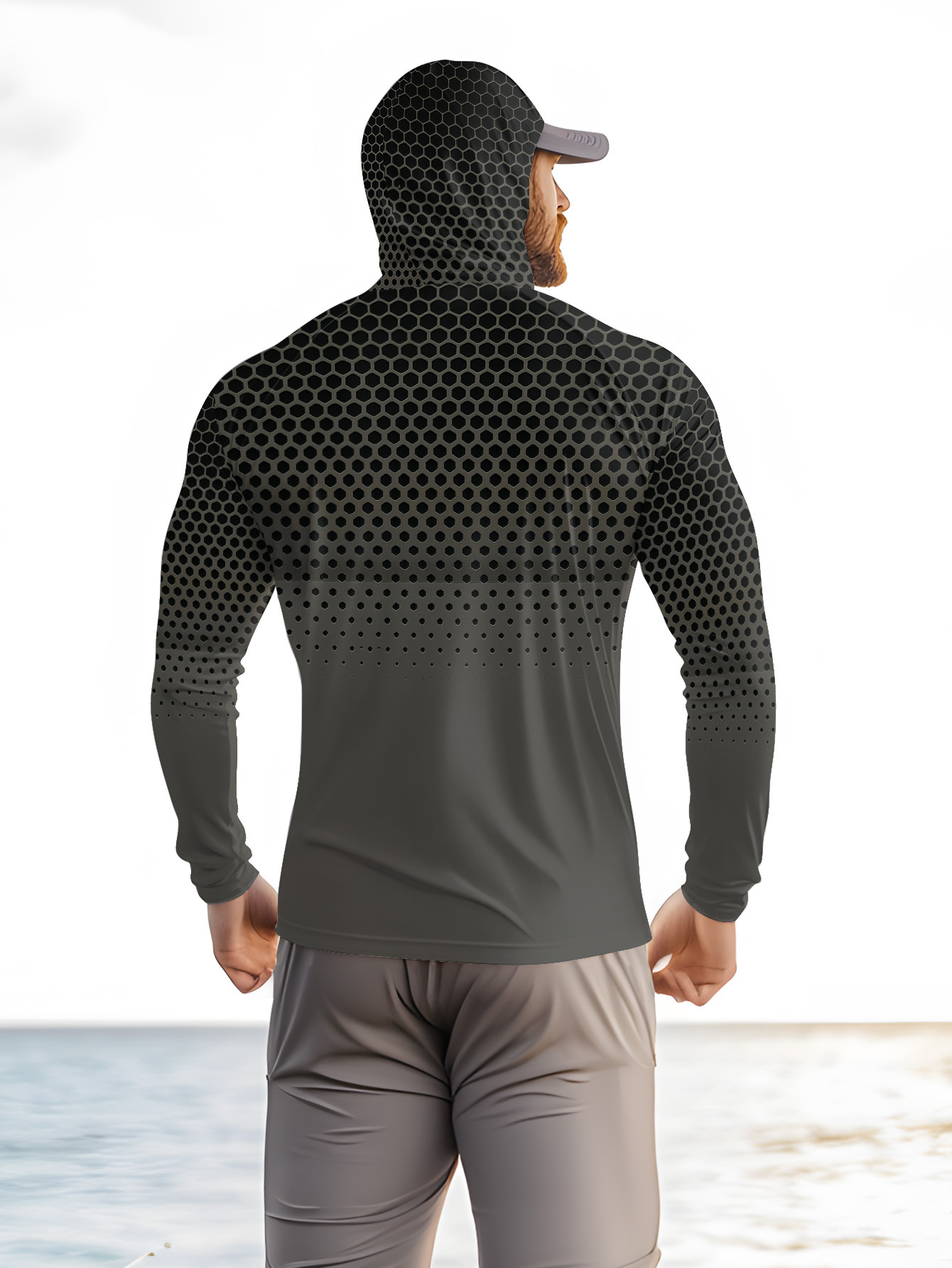Camisa de pesca masculina com  - Summer Clothing Men avaliação e preço