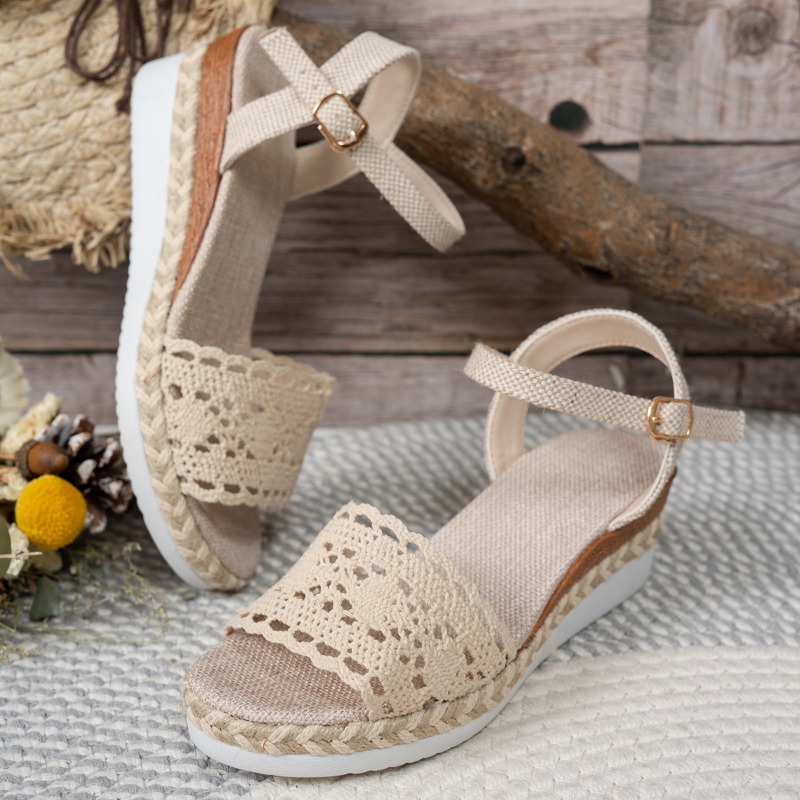 Sandálias Femininas de Renda c - Espadrille Sandal Women avaliação e preço