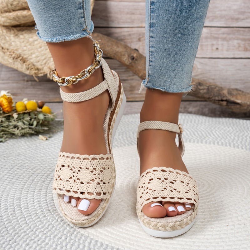Sandálias Femininas de Renda c - Espadrille Sandal Women avaliação e preço
