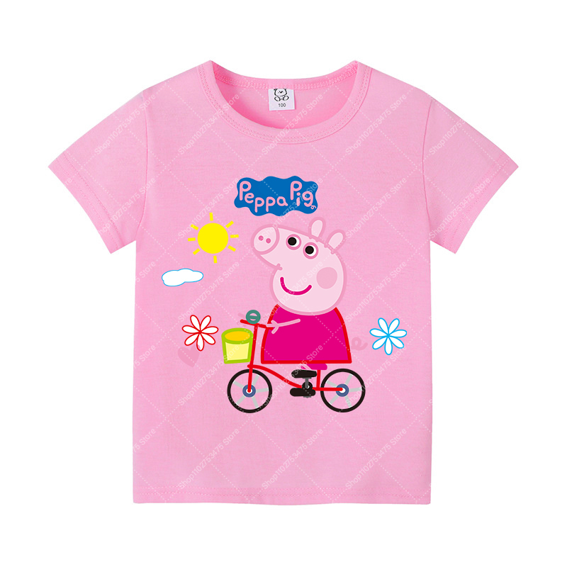 Camiseta de Algodão Fofa para  - Summer Clothing Girl avaliação e preço