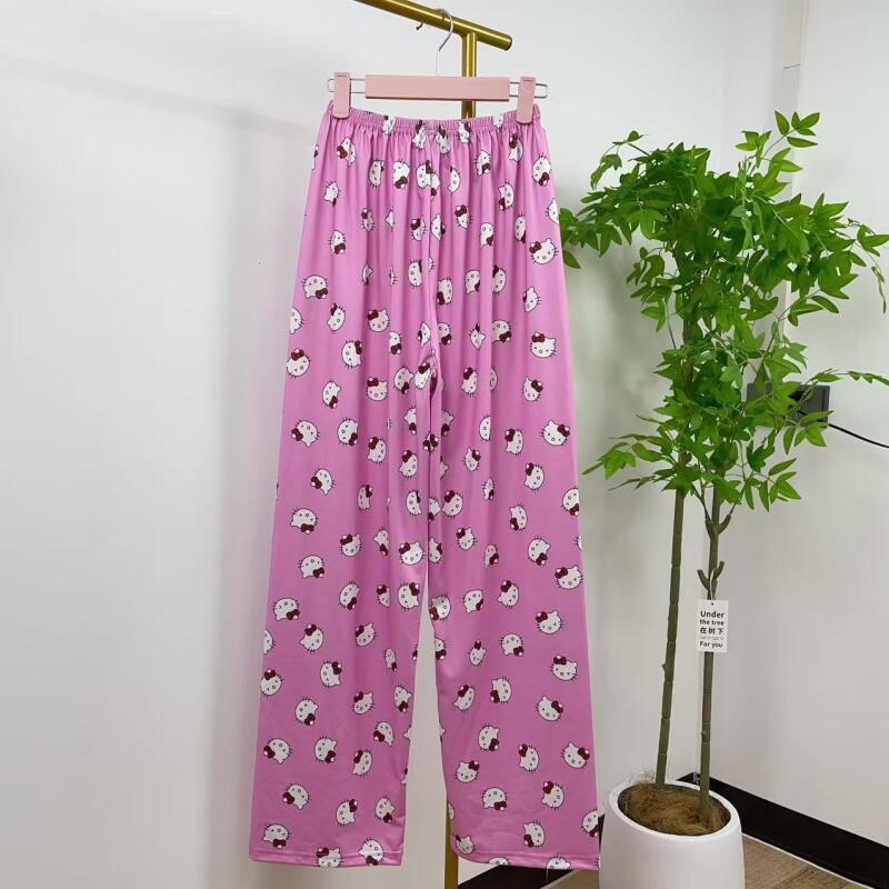 Novos Pijamas de Cartoon Hello - Summer Cloth avaliação e preço