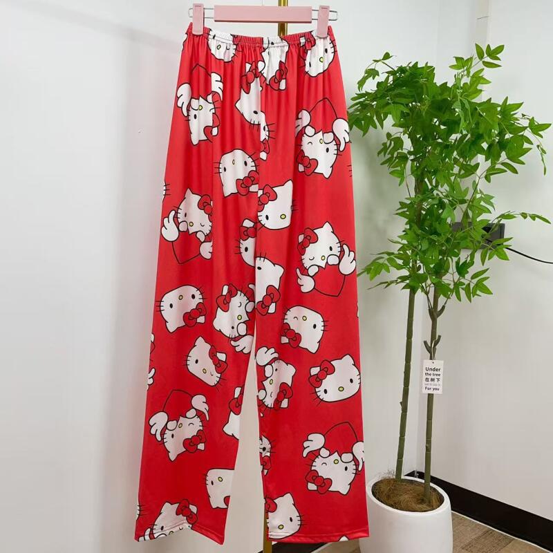 Novos Pijamas de Cartoon Hello - Summer Cloth avaliação e preço