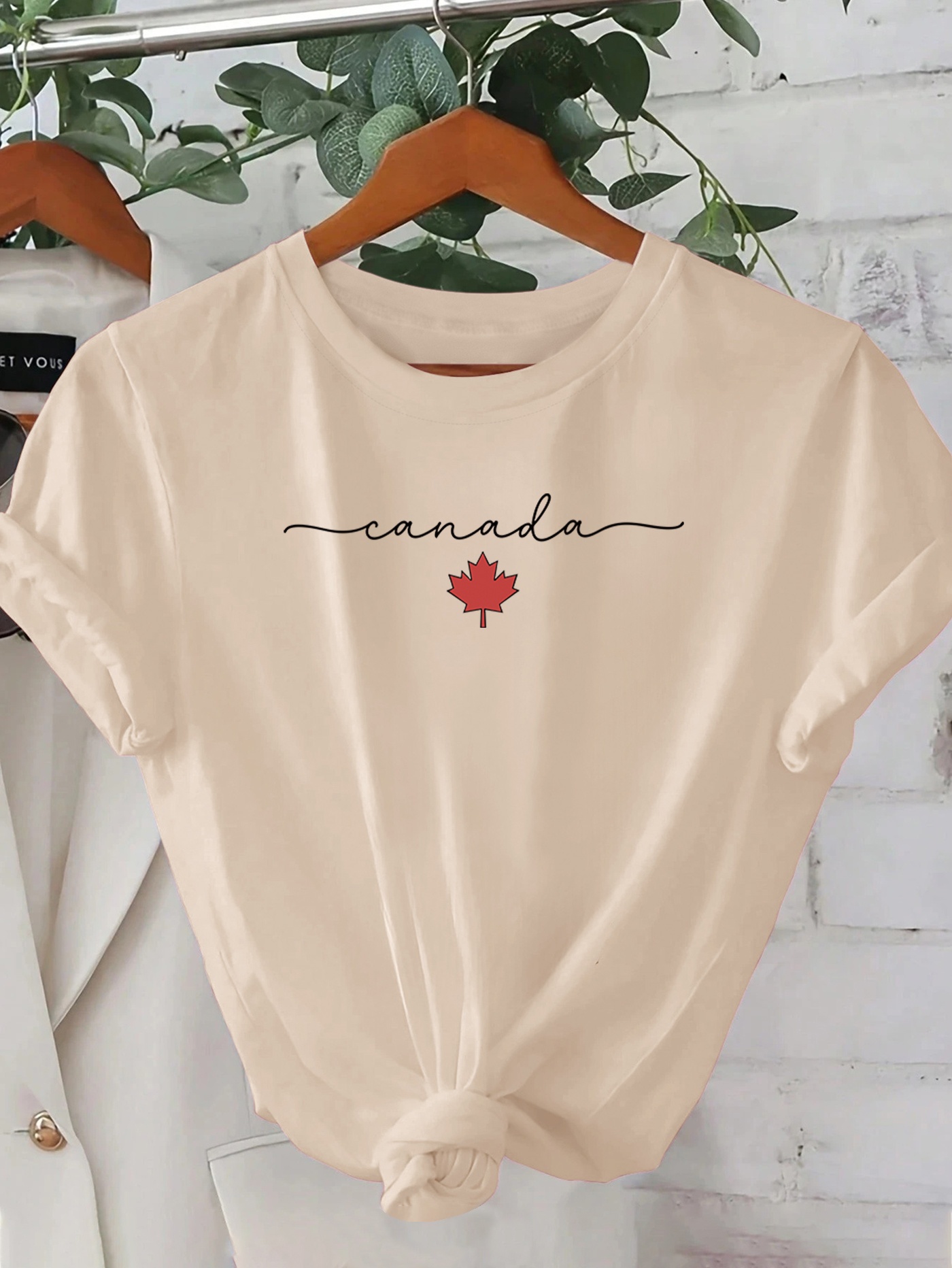 Canadá maple leaf impresso cam - Summer Clothing Women Canada avaliação e preço