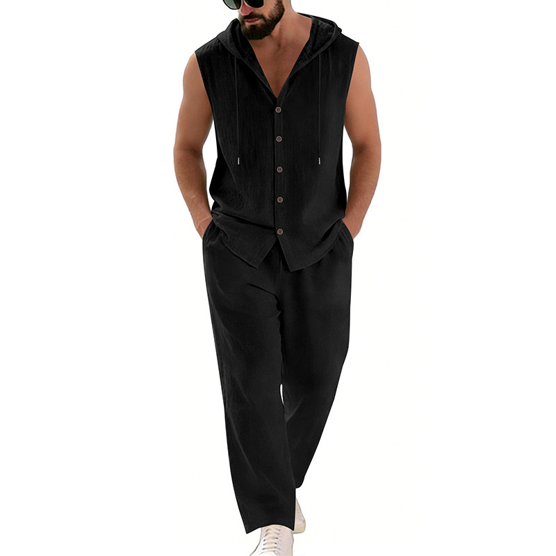 Conjunto de Suéter com Capuz e - Summer Clothing Men avaliação e preço