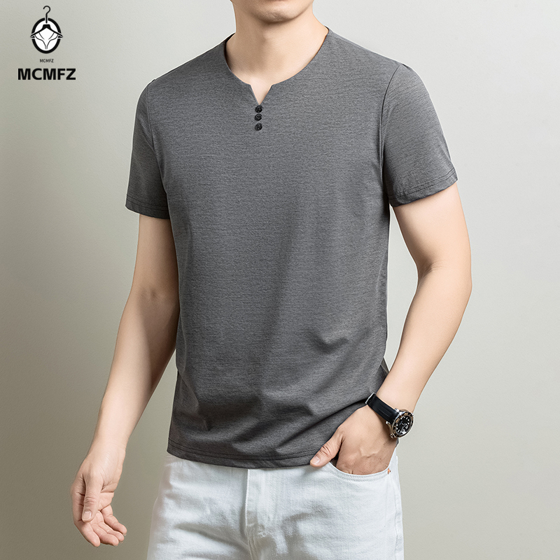 Camiseta Henley Básica Masculi - Summer Cloth avaliação e preço