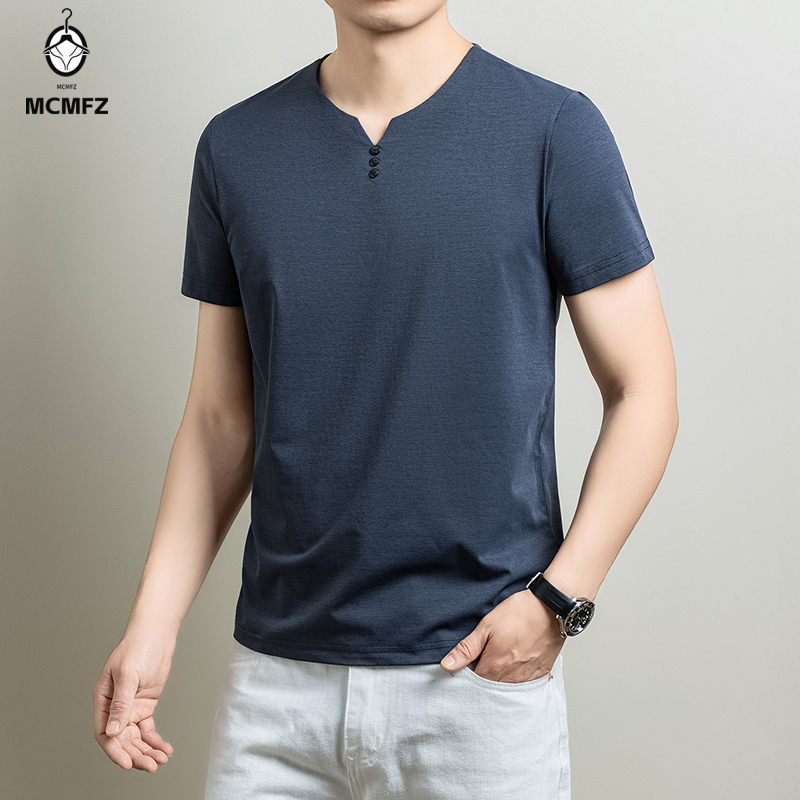 Camiseta Henley Básica Masculi - Summer Cloth avaliação e preço