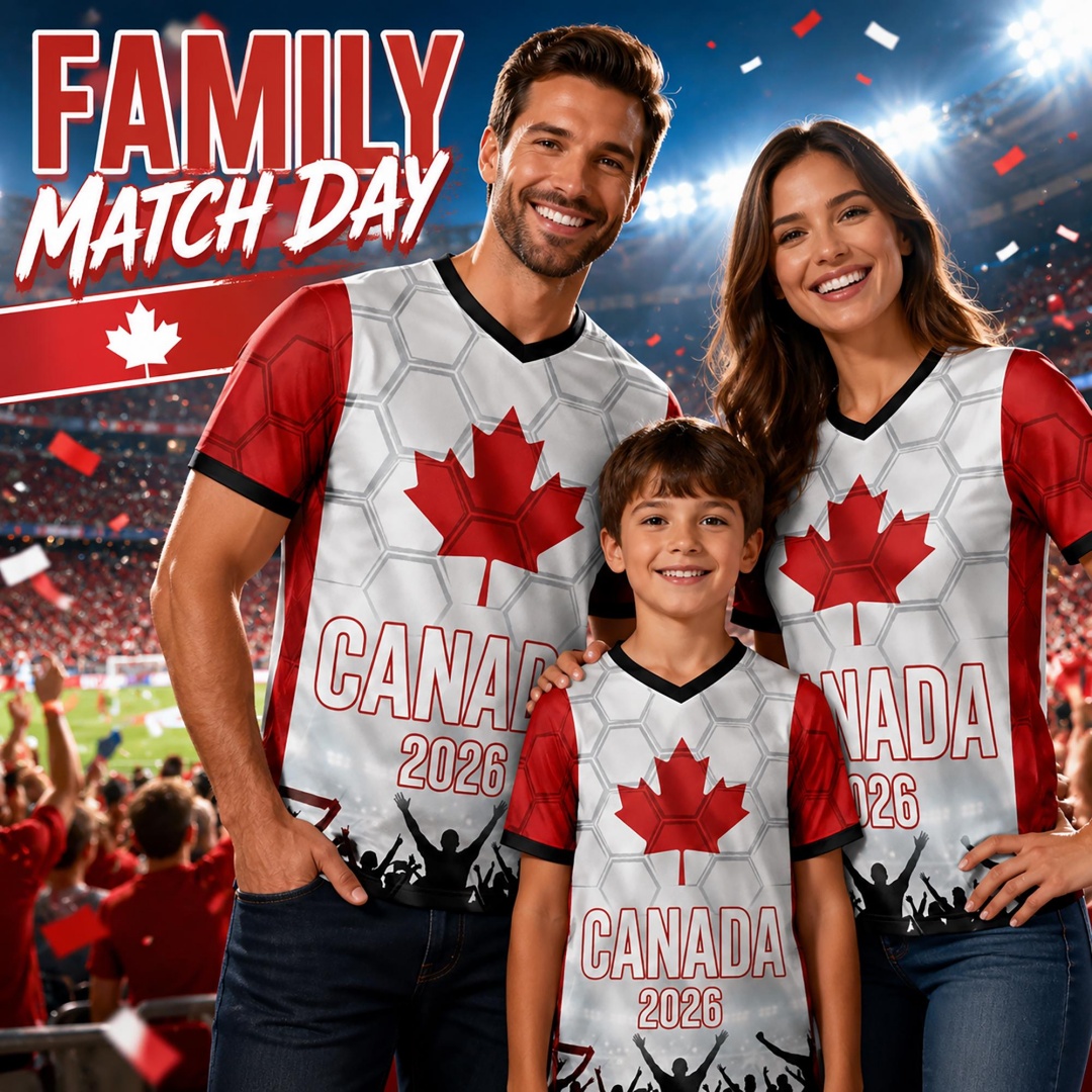 Camisa de Futebol Canadá 2026  - Summer Clothing Women Canada avaliação e preço