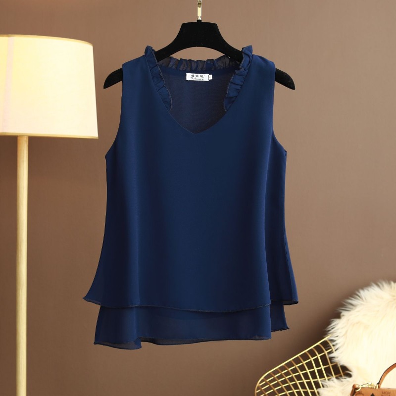Blusa Túnica Chiffon Plus Size - Halter Neck Top avaliação e preço