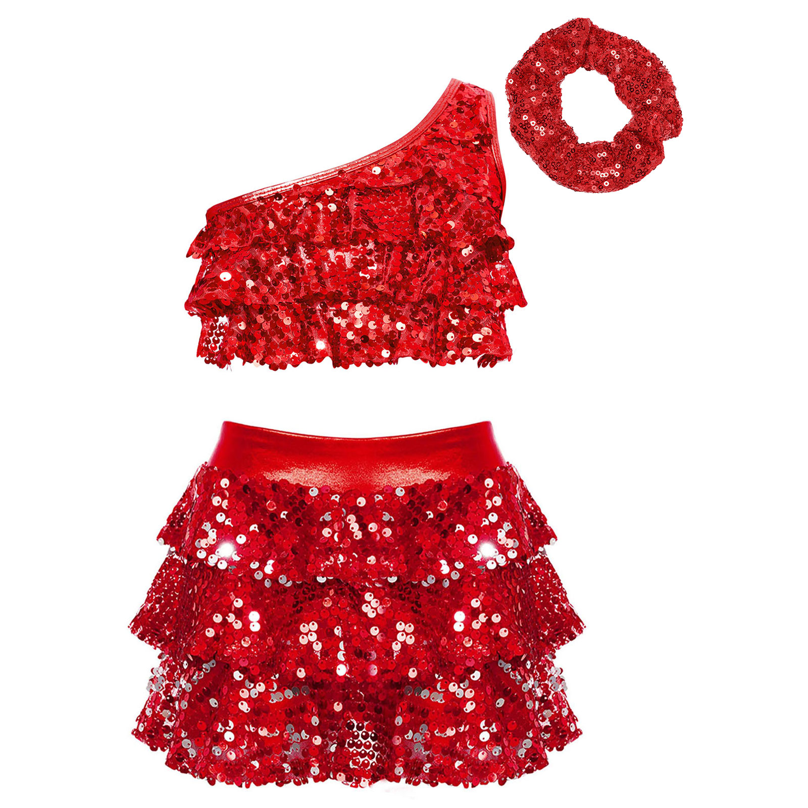Crianças meninas lantejoulas b - Summer Clothing Girl avaliação e preço