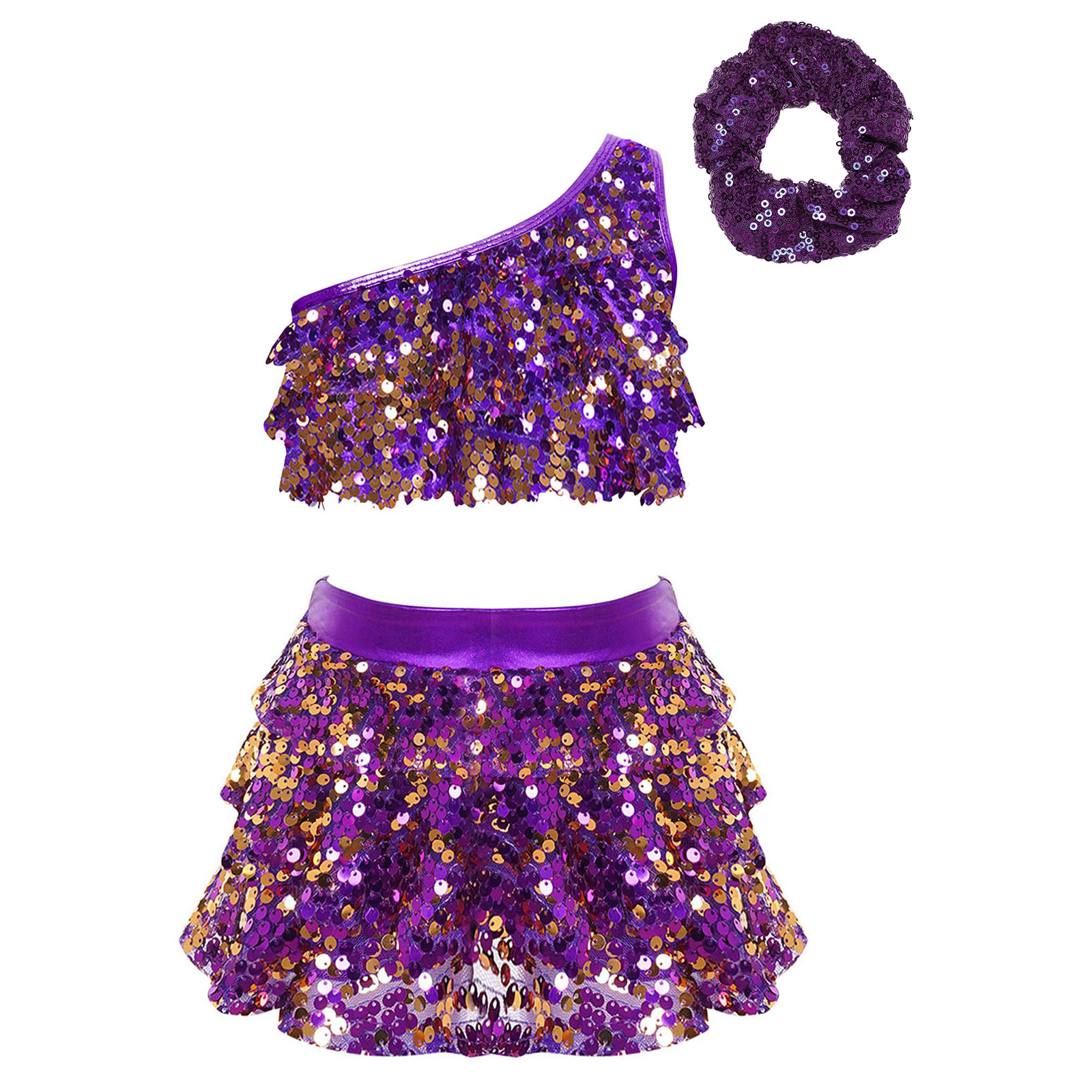 Crianças meninas lantejoulas b - Summer Clothing Girl avaliação e preço