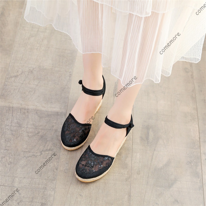 Sandálias Femininas Anabela de - Espadrille Sandal Women avaliação e preço