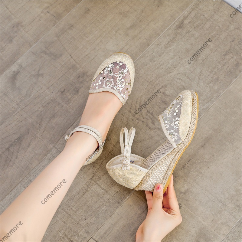 Sandálias Femininas Anabela de - Espadrille Sandal Women avaliação e preço
