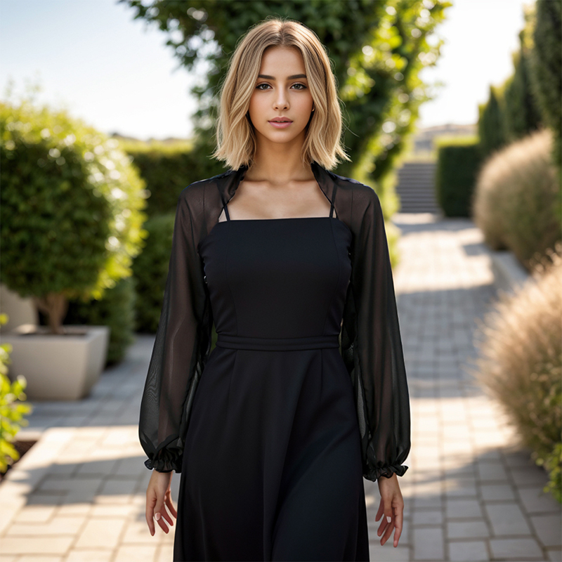 Xale de chiffon de cor sólida, - Off Shoulder Blouse avaliação e preço